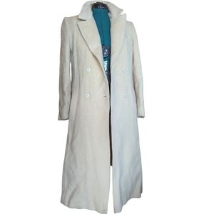 Lindzon Double Breasted Wool Coat